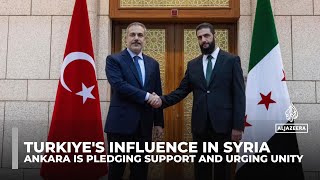 Turkiye boosts influence in Syria post-Assad, reopening embassy, pledging support and urging unity