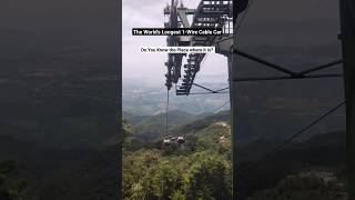 The World's Longest 1-Wire Cable Car | Do You Know the Place? @caretrip_in #shorts