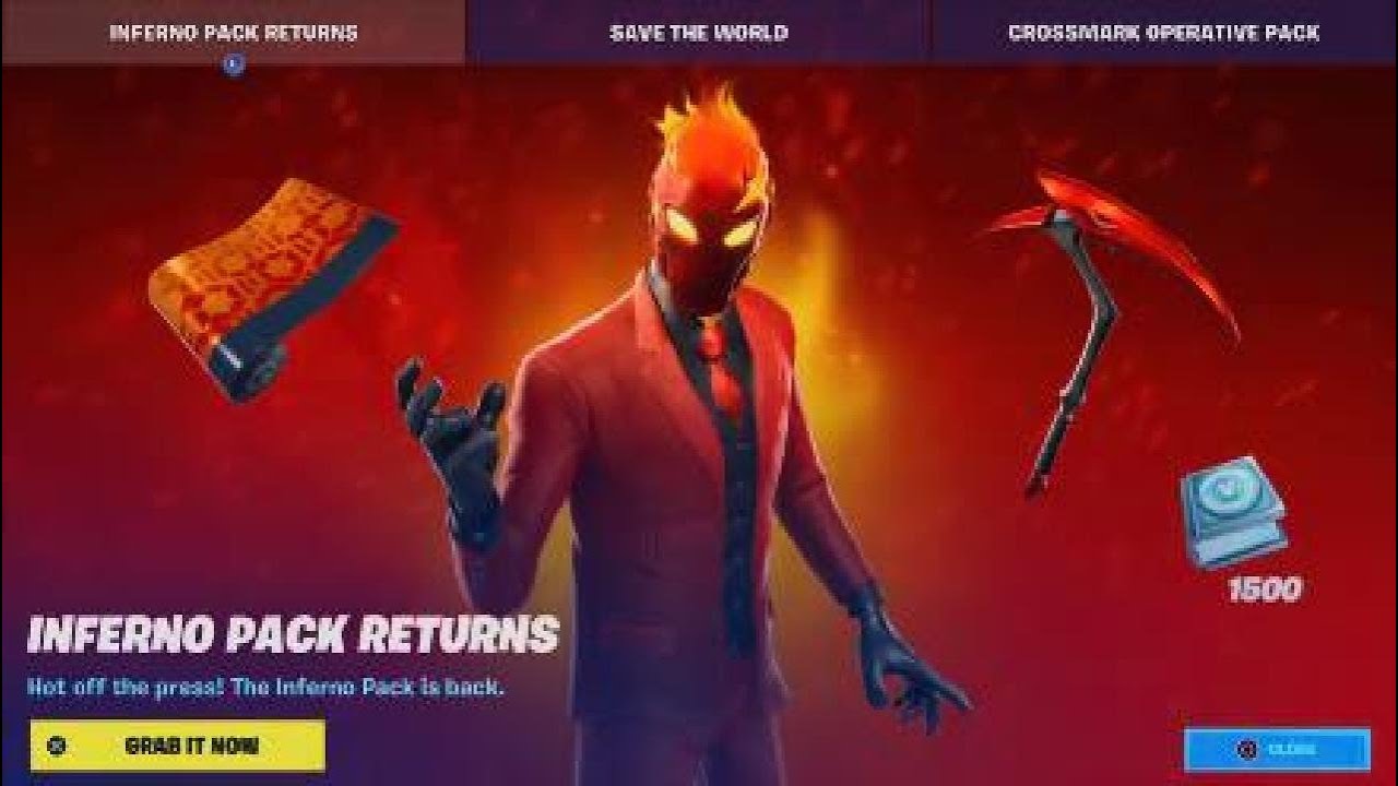 Fortnite Item Shop September 5, 2022 - Inferno's Quest Pack, Crossmark ...