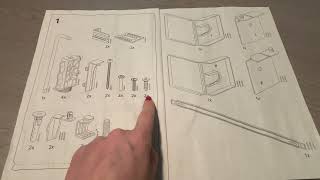 Let’s Review the Parts | IKEA Pax Wardrobe Assembly | Visual Aid to Support Tutorial