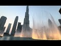 感動！噴水ショー　吹き上げる水の高さ世界最大！ドバイファウンテン　dubai fountain