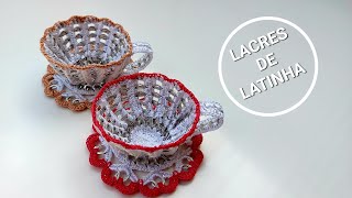 XÍCARA COM LACRES DE LATINHA