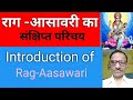 राग-आसावरी का संक्षिप्त परिचय।Introduction Of Rag-Aasawari.@Sarswati Swar-Tall Sadhna kendra-Pawai.