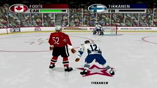 NHL 99 (N64) Canada vs Finland