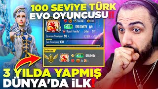 OYUNUN İLK 100 EVO SEVİYESİNE SAHİP NO: 1 TÜRK OYUNCUSUYLA TANIŞTIM!! (İMKANSIZ OLAY) | PUBG MOBILE