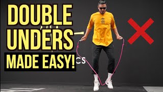 CONSECUTIVE DOUBLE-UNDERS..MADE EASY!  Beginner Jump Rope tutorial