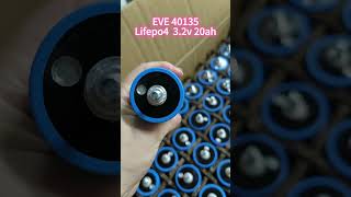 #battery Lithium iron EVE brand battery, 40135 3.2v 20ah, convertible nickel, processable screw post