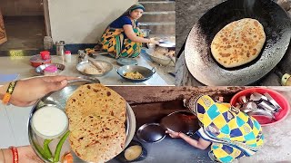 इस ठंडी में चूल्हे पर बने गरम-गरम आलू के पराठे के साथ घर की शुद्ध दही Winter special breakfast