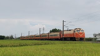 台鐵562次莒光號本務E210通過追分北平交道（2022.06.16）