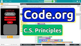 Code.org Lesson 3.9B Parameters and Return Practice | Answer Tutorial | CS Principles Unit 7