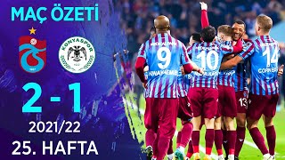 Trabzonspor 2-1 İttifak Holding Konyaspor MAÇ ÖZETİ | 25. Hafta - 2021/22