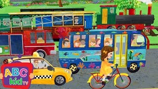 Wheels on the Bus and Vehicles | CoComelon Nursery Rhymes & Kids Songs