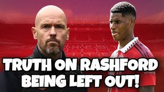 REVEALED: Why Ten Hag dropped Marcus Rashford to the bench against Wolverhampton.😳😱