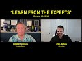 LEARN FROM THE EXPERTS with Robert Hollis & Special Guest JOEL ARIAS (Oct 22, 2024)