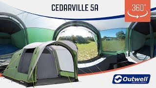 Outwell Cedarville 5A Air Tent  - 360 video (2019)