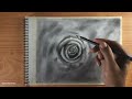 how to draw rose with charcoal easy charcoal drawing process for beginners