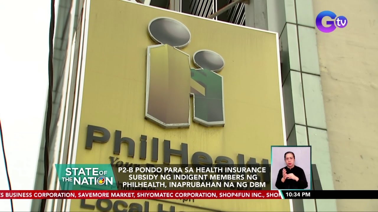 P2-B Pondo Para Sa Health Insurance Subsidy Ng Indigent Members Ng ...