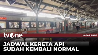 Jalur Kereta Grobogan Sudah Bisa Dilalui | Kabar Siang tvOne