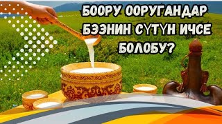 Боору ооругандар бээнин сүтүн ичсе болобу?