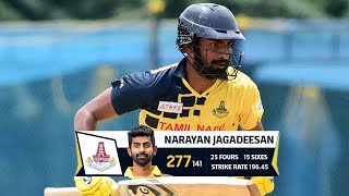 Narayan Jagadeesan 277 off 141 Balls | Tamilnadu v Arunachal Pradesh | Vijay Hazare Trophy 2022