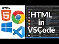 How to Run HTML in VSCode (Visual Studio Code) in Chrome on Windows 10/ Windows 11