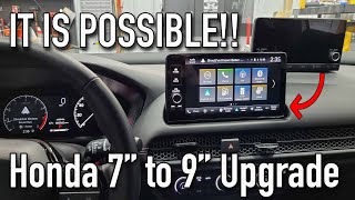 HONDA 7 INCH TO 9 INCH SCREEN UPGRADE - HOW TO - XM, HD Radio Wireless Android Auto \u0026 Apple Carplay