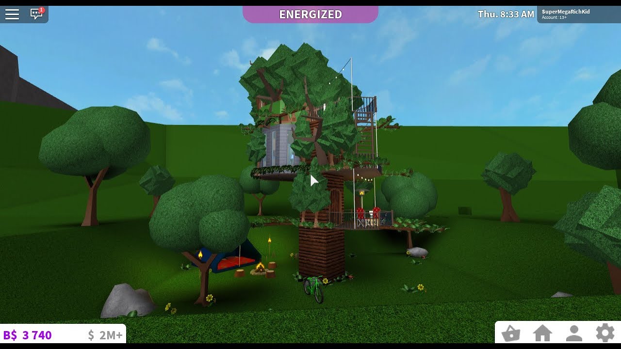 Bloxburg Backyard Treehouse