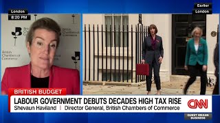 Shevaun Haviland on the UK Labour government's decades-high tax rise