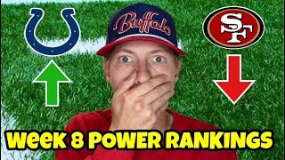 My Week 8 NFL Power Rankings!