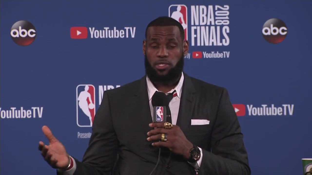 LeBron James Postgame Interview | Cavaliers Vs Warriors NBA Finals Game ...