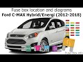 Fuse box location and diagrams: Ford C-MAX Hybrid/Energi (2012-2018)