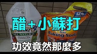 當「醋」遇見「小蘇打」有意想不到用途「強力去油汙」家居必備