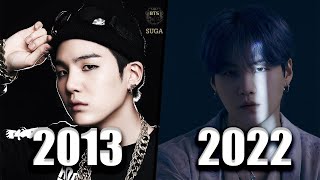 BTS SUGA EVOLUTION 2013-2022