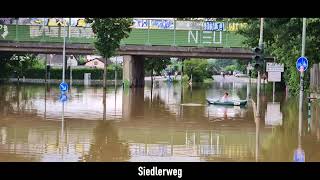 Hochwasser an der Düssel 2021 #Gerresheim #Vennhausen #düsseldorf #dussel