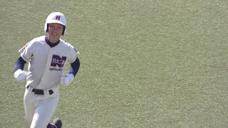 日大二高 1番 杉山大知 ホームラン2本 (5打数4安打) 2020年10月31日(土)秋季東京都高校野球大会[3回戦日本学園戦]