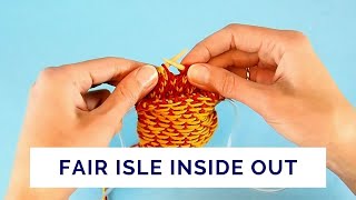 Simple Way to Get Perfect Tension in Fair Isle and Other Stranded Knitting