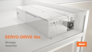 SERVO-DRIVE flex – the electrical opening support system for refrigerators: Assembly | Blum