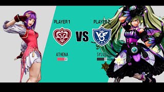 The King of Fighters XV - Athena Asamiya vs. Sylvie Paula Paula (CPU vs. CPU)