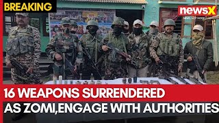 Manipur Peace Plan: 16 Weapons Surrendered as Zomi, Kuki Leaders Engage With Authorities | NewsX