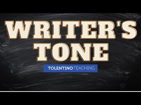 Which best defines tone in literature?