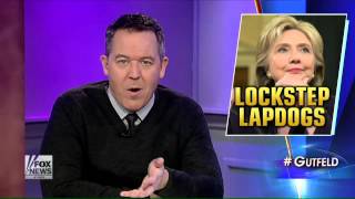 Gutfeld: Lockstep lapdog media rush to Clinton's defense