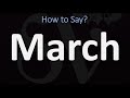 How to Pronounce March? (CORRECTLY)