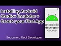 How to Download & Install Android Studio 2019 + Configure Emulator + Run Your First App