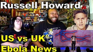 The Difference Between US vs UK Ebola News Coverage Russell Howard Reaction
