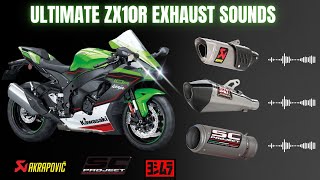 Kawasaki Ninja ZX10R Exhaust Sounds | SC Project, Arrow, Akrapovic, Austin Racing, Yoshimura & more.