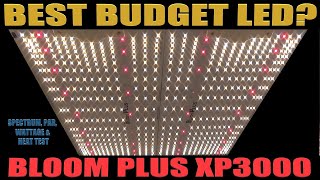 Best Budget LED? - Bloom Plus XP3000 PAR, Spectrum, Wattage \u0026 Heat Test