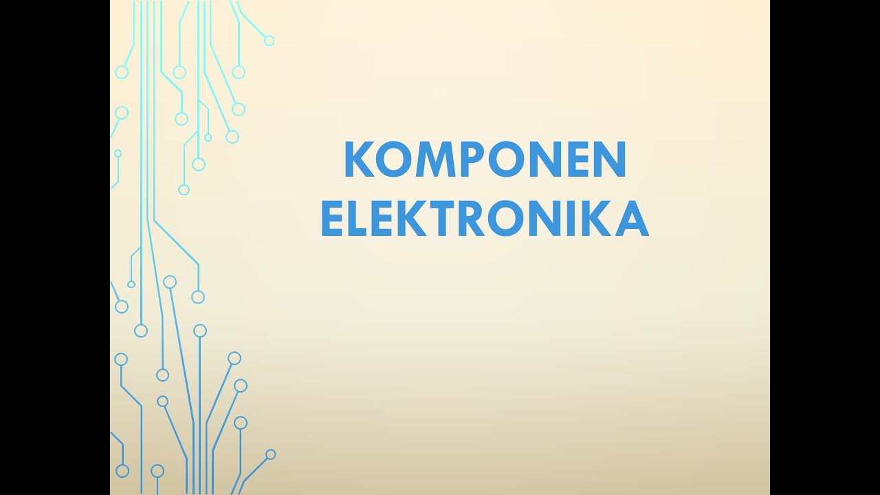 Komponen Elektronika Resistor Youtube