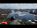 preikestolen lysevegen langfoss norway drone