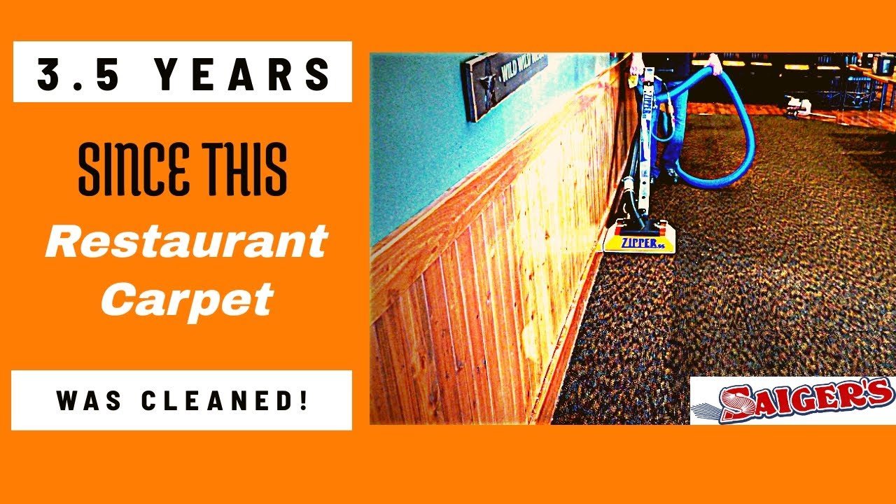 It S Been 3 5 Years Since This Restaurant Carpet Was Cleaned Youtube