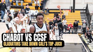 Chabot v CCSF | Gladiators TAKE DOWN California Powerhouse Rams! Led By David Hector, Diggy Winbush